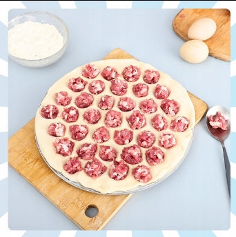 FORMA FOREMKA PIEROŻNICA DO PIEROGÓW USZEK RAVIOLI METALOWA 25 CM 37 SZTUK