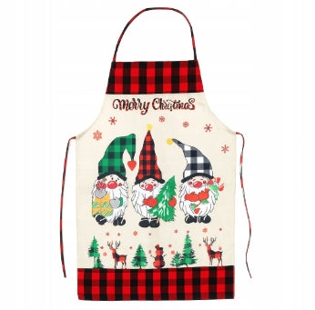 ŚWIĄTECZNY FARTUCH KUCHENNY FARTUSZEK NA ŚWIĘTA PREZENT BOŻE NARODZENIE.