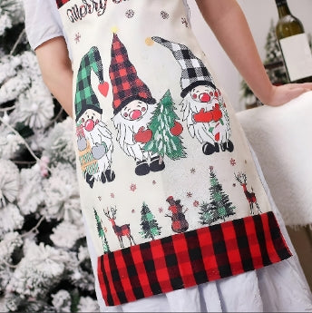 ŚWIĄTECZNY FARTUCH KUCHENNY FARTUSZEK NA ŚWIĘTA PREZENT BOŻE NARODZENIE.